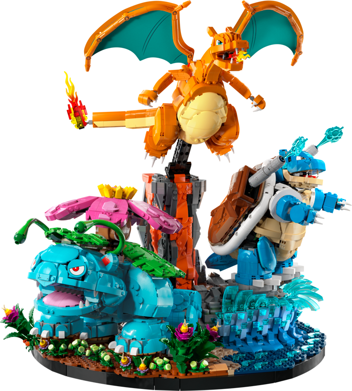 Venusaur, Charizard and Blastoise (6838+ pcs)