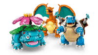 Venusaur, Charizard and Blastoise (6838+ pcs)